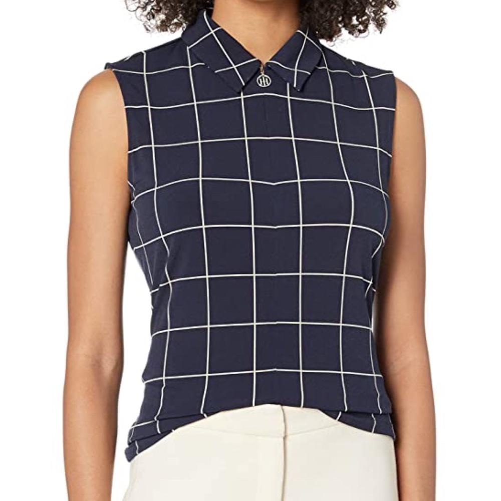 Tommy Hilfiger Sleeveless Collard Top